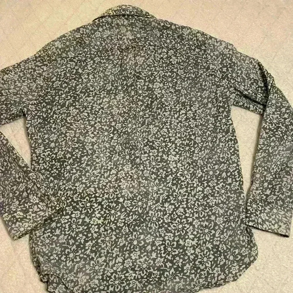 Vintage American Eagle floral button front shirt size medium - Picture 8 of 12